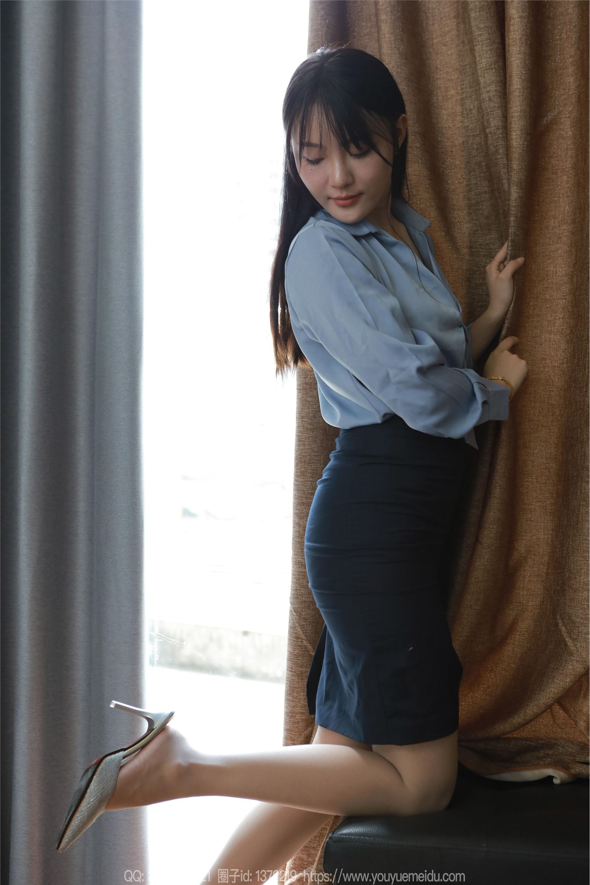 IESS异思趣向  2024.09.04 丝享家 1837 婉萍《蓝色衬衣》